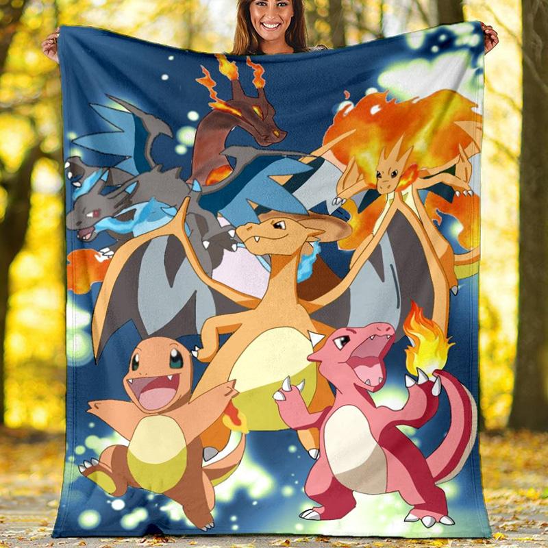 Pokemon Charmander Charizard Mega Evolution Flannel Fleece Blanket, Soft Warm Throw for Sofa Bed, Anime Fan Gift 80cm x 120cm
Pokemon Charmander Charizard Mega Evolution Flannel Fleece Blanket, Soft Warm Throw for Sofa Bed, Anime Fan Gift 80cm x 120cm