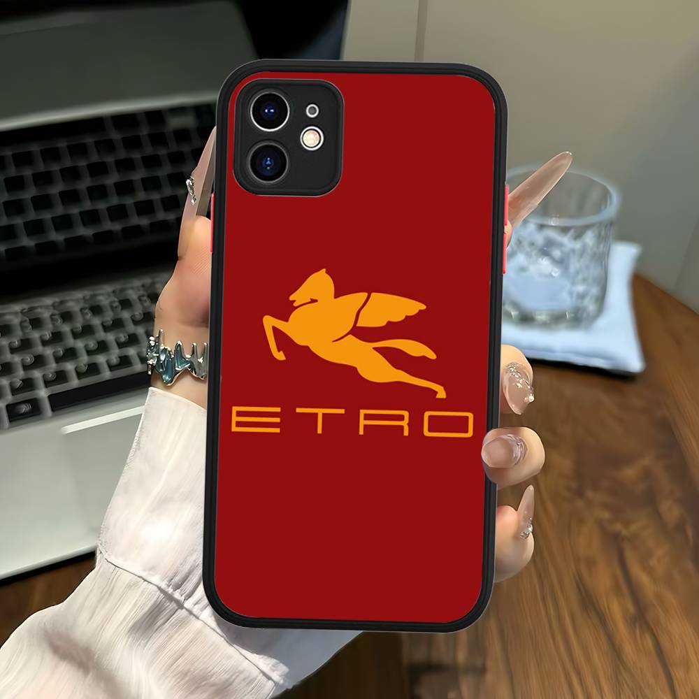 Luxuxy E-ETRO Logo Matte Protective Case For IPhone 16 15 14 13 12 11 Pro Max X XS MAX Protection Case iphone 12 pro
Luxuxy E-ETRO Logo Matte Protective Case For IPhone 16 15 14 13 12 11 Pro Max X XS MAX Protection Case iphone 12 pro