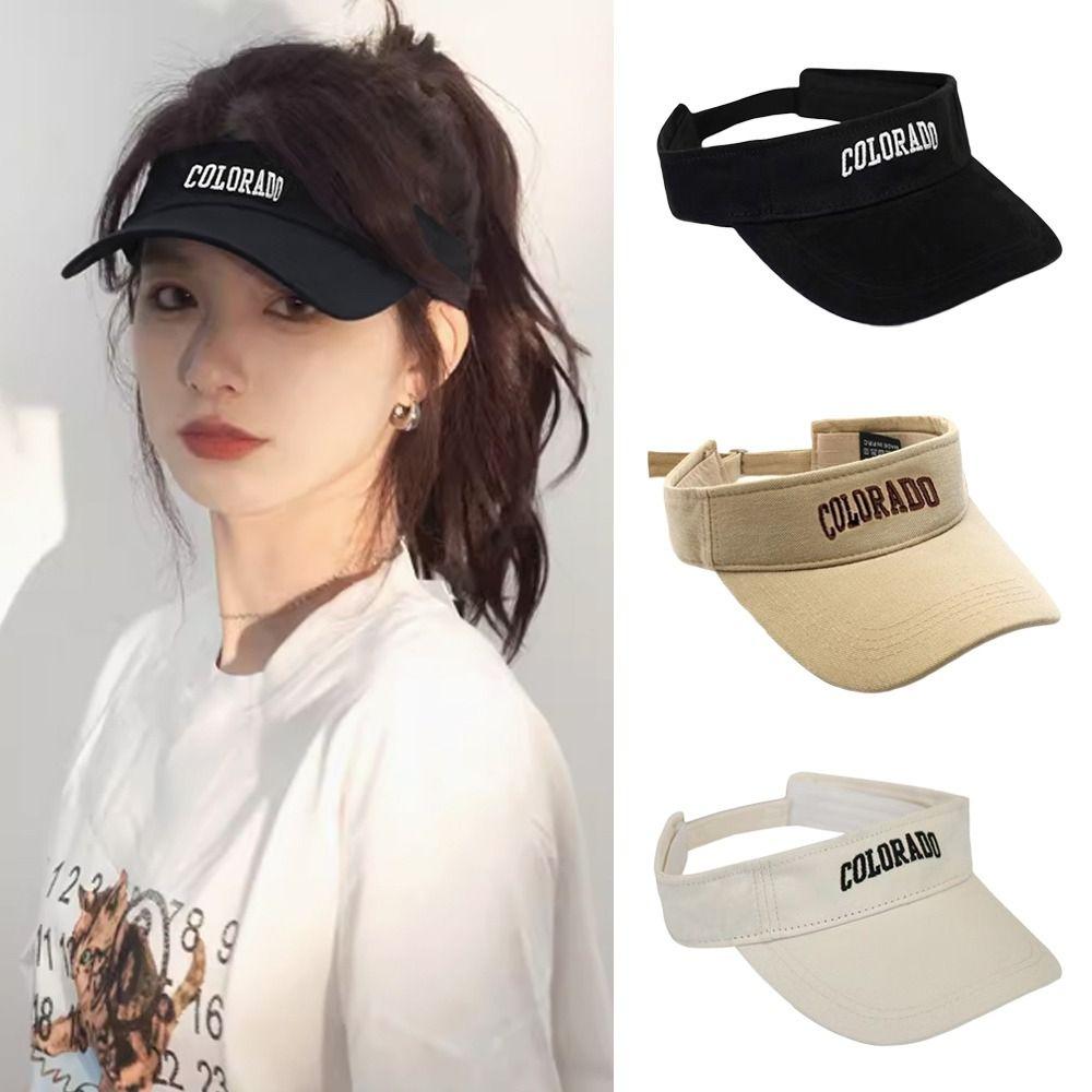 Sun Protection Sports Visor Embroidered Baseball Cap Summer Empty Top Hat Tennis бежевий
Sun Protection Sports Visor Embroidered Baseball Cap Summer Empty Top Hat Tennis бежевий
