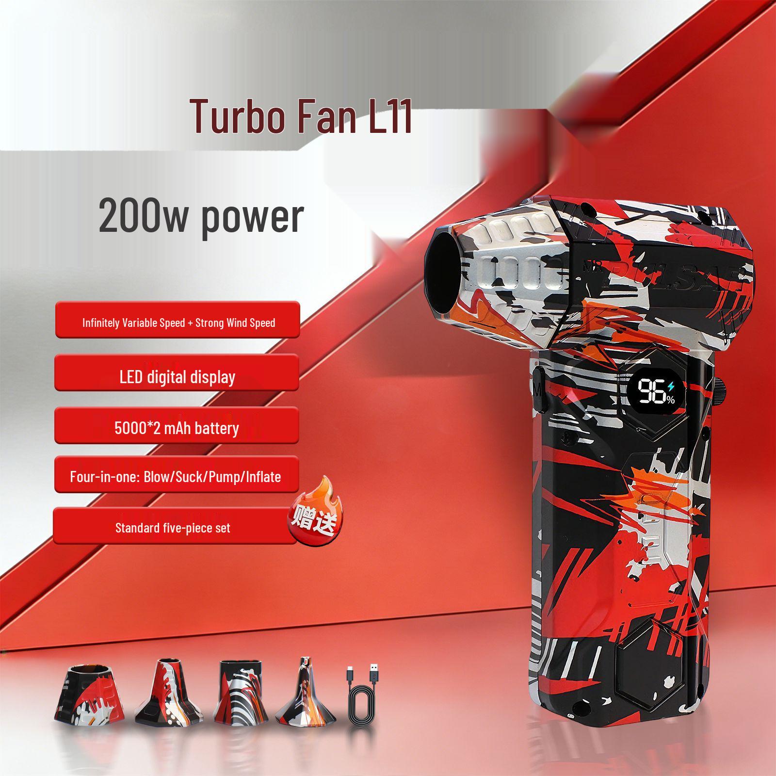 Portable High-Speed Brushless Turbine Fan for Outdoor Snow and Dust Removal
Portable High-Speed Brushless Turbine Fan for Outdoor Snow and Dust Removal