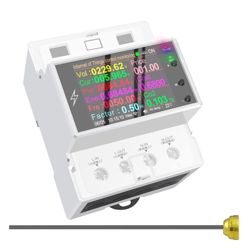 WiFi Din Rails Mounted Temperature Controllers With Remotes Monitoring And App Control For Home Appliances
WiFi Din Rails Mounted Temperature Controllers With Remotes Monitoring And App Control For Home Appliances