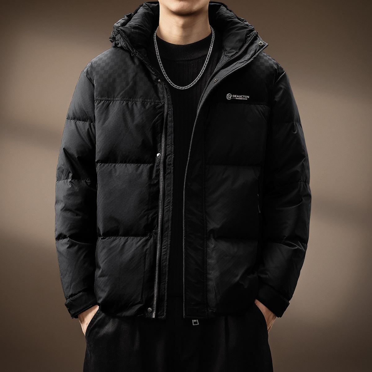 Men s High-End Color Block White Duck Down Hooded Winter Puffer Jacket 4XL for 210-230 jin
Men s High-End Color Block White Duck Down Hooded Winter Puffer Jacket 4XL for 210-230 jin