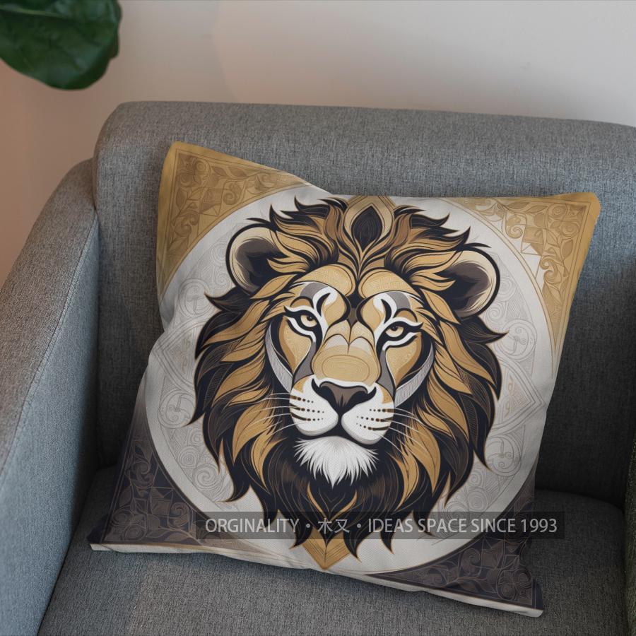 2D Stylish Lion Head Patterned Throw Pillow Covers Pattern Cushion Cover Suitable for Sofa Bedroom Car Pillow Cover 40x40cm
2D Stylish Lion Head Patterned Throw Pillow Covers Pattern Cushion Cover Suitable for Sofa Bedroom Car Pillow Cover 40x40cm