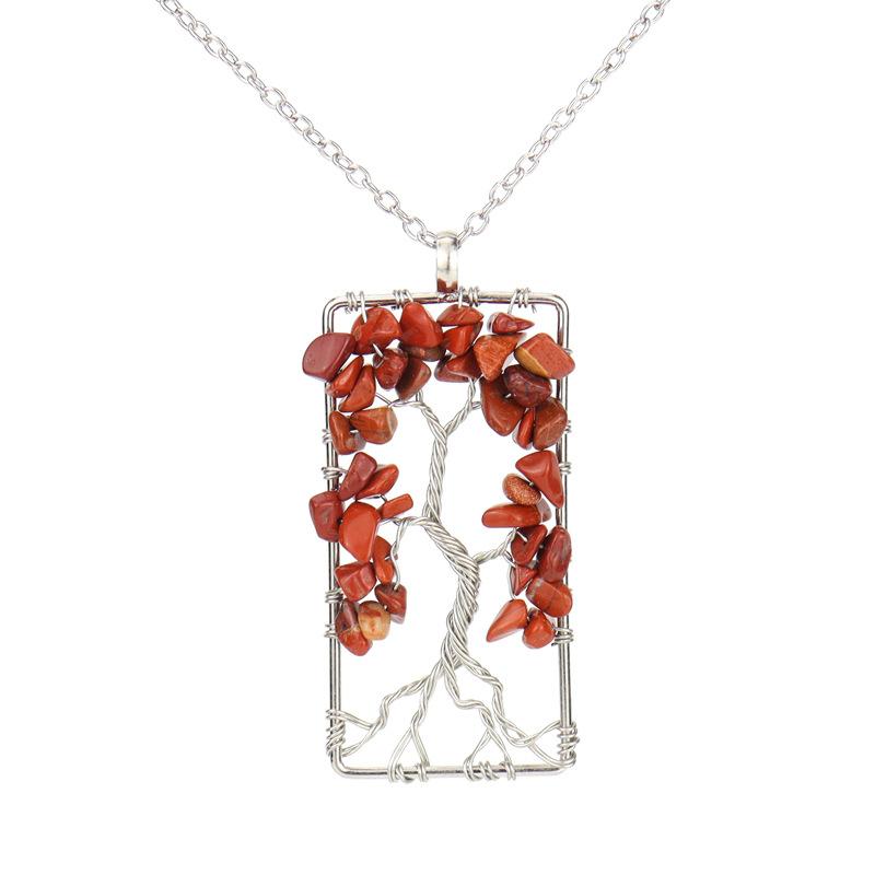 Natural Amethyst Gravel Rectangular Winding Tree Of Life Necklace Fortune Tree Necklace N40
Natural Amethyst Gravel Rectangular Winding Tree Of Life Necklace Fortune Tree Necklace N40