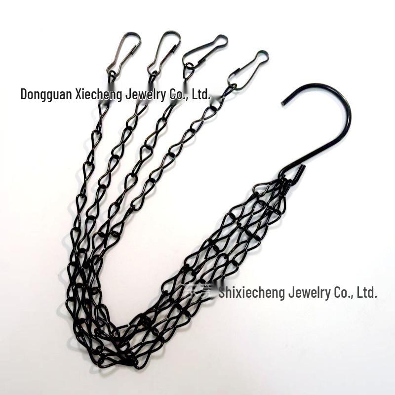 Metal Hanging Flower Pot Chain Set - Four Chains, Single Chain, Eight Chain, Gardening Basket Accessories
Metal Hanging Flower Pot Chain Set - Four Chains, Single Chain, Eight Chain, Gardening Basket Accessories