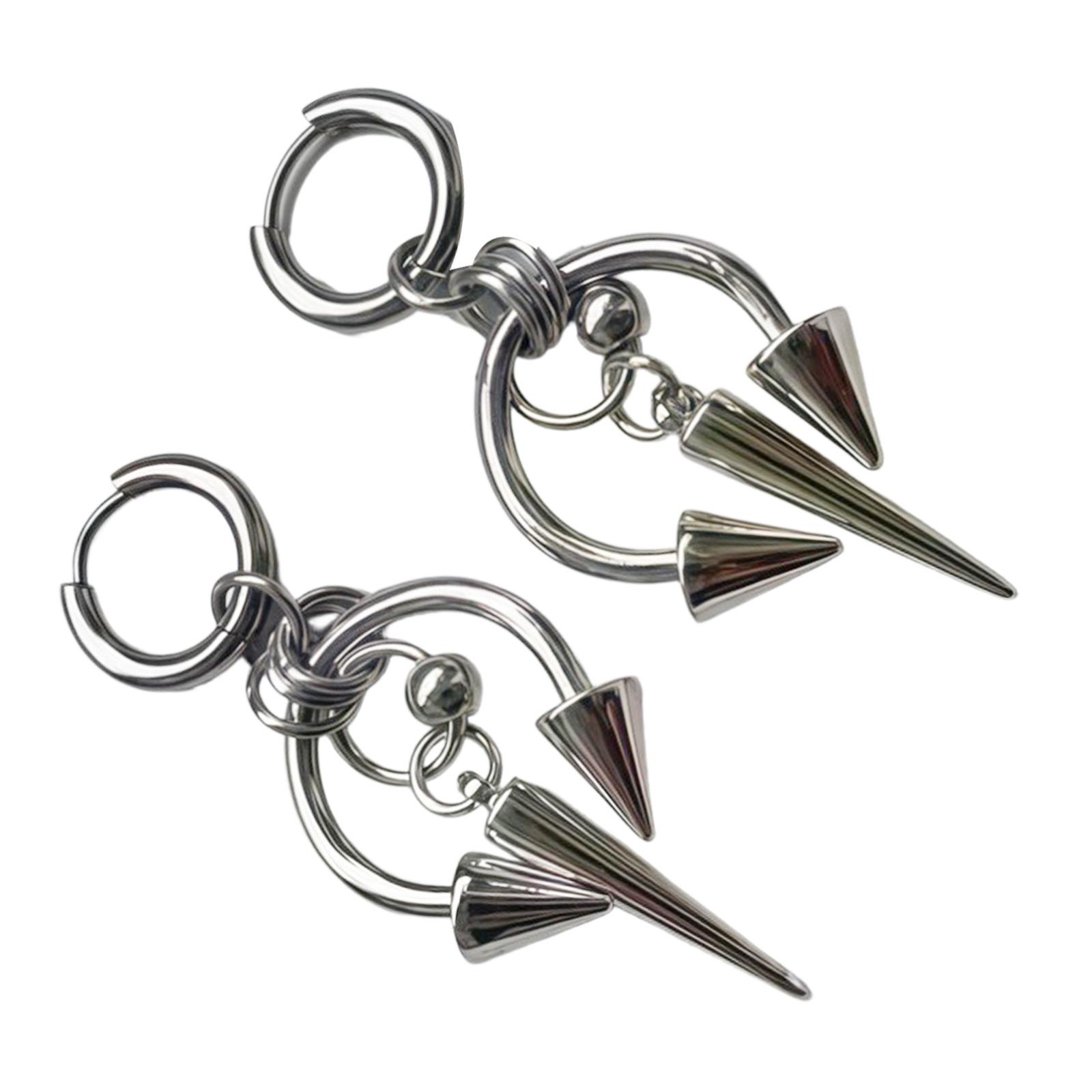 Gothic Styles Earrings Featuring Bidirectional Studs Crafted of Sturdy Stainless Steel Materials 1
Gothic Styles Earrings Featuring Bidirectional Studs Crafted of Sturdy Stainless Steel Materials 1