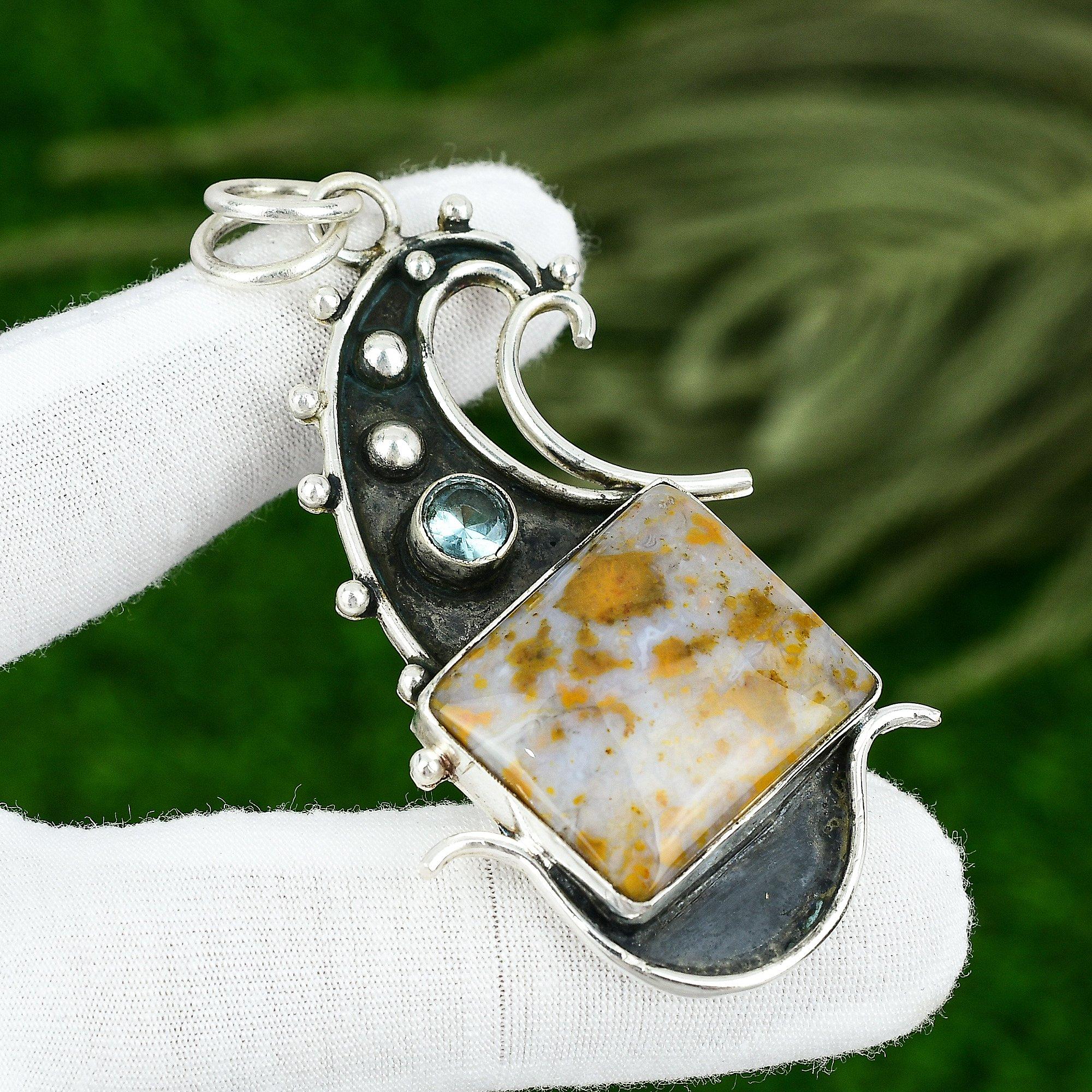 Polka Dot Agate Stone Apatite Wedding Birthday Pendant Jewelry Sterling Silver
Polka Dot Agate Stone Apatite Wedding Birthday Pendant Jewelry Sterling Silver