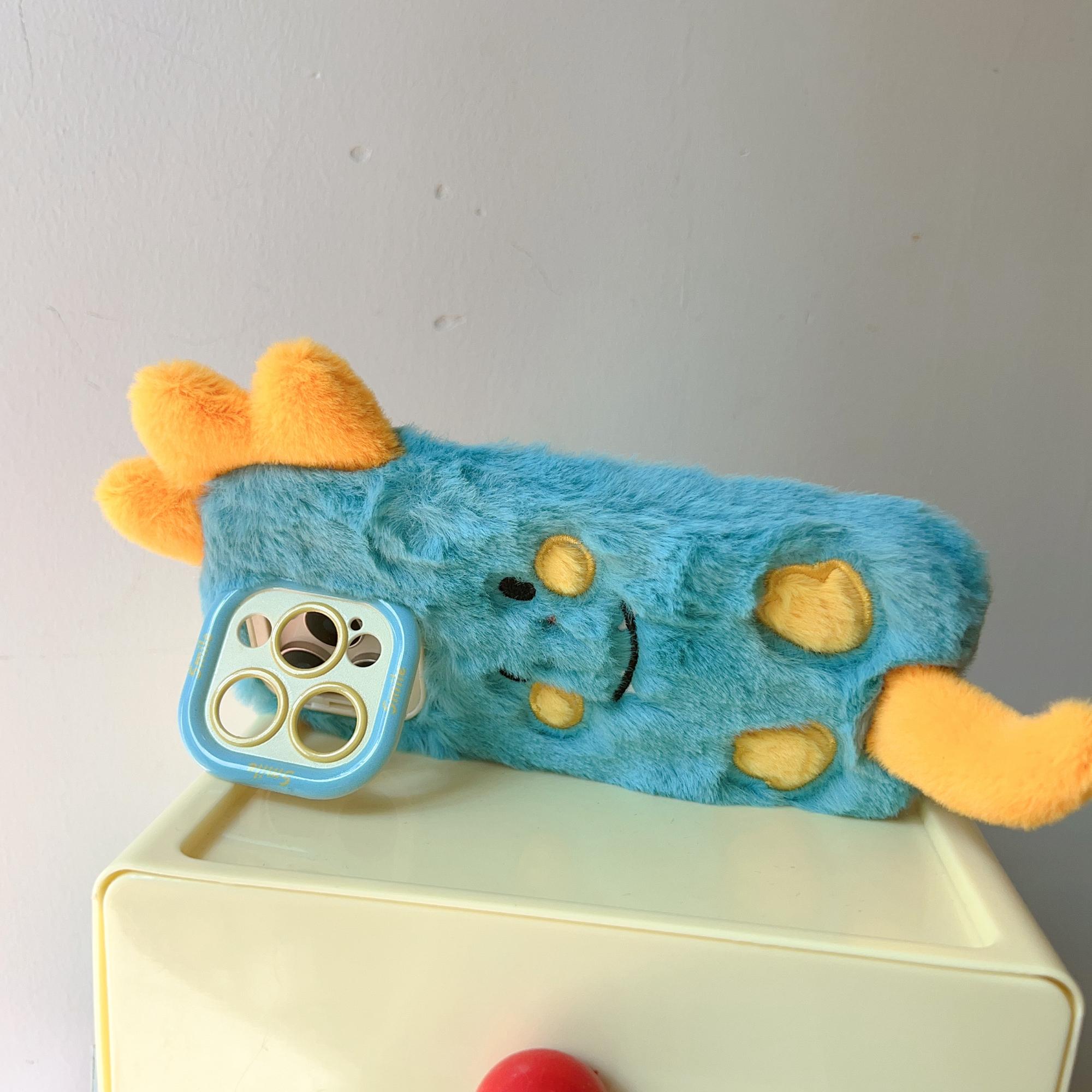 KJS-027 For iPhone 15 Pro Max Case Monster Dinosaur Lens Kickstand TPU Warm Plush Phone Cover Style A
KJS-027 For iPhone 15 Pro Max Case Monster Dinosaur Lens Kickstand TPU Warm Plush Phone Cover Style A