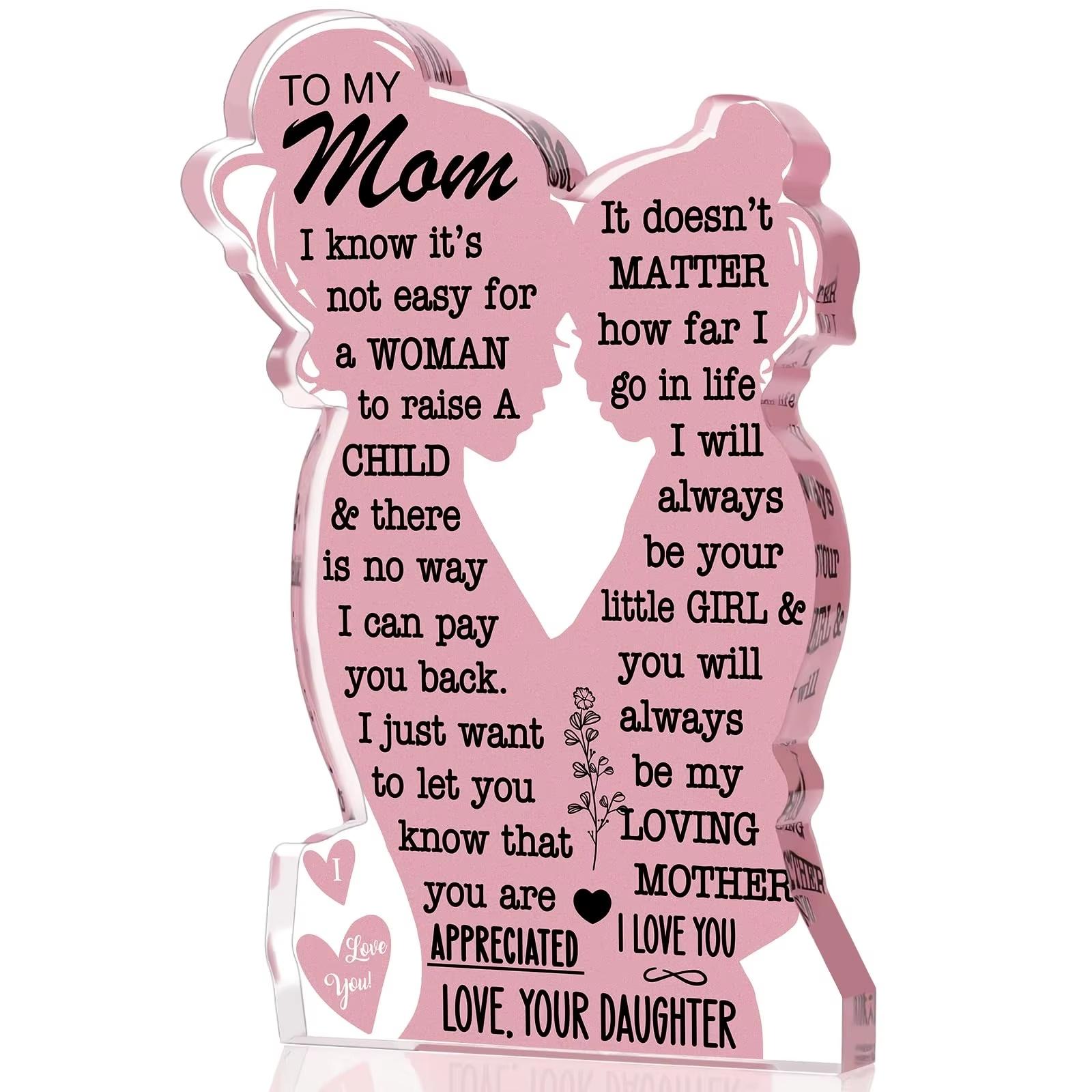 Acrylic Mother s Day Decorative Ornament Gift for Mom Tabletop Decor one size
Acrylic Mother s Day Decorative Ornament Gift for Mom Tabletop Decor one size