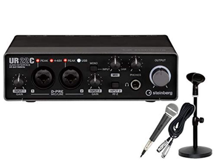 Steinberg Steinberg USB USB Compatible Audio Interface UR22C Home Recording Set - 3.0 / Type-C чорний
Steinberg Steinberg USB USB Compatible Audio Interface UR22C Home Recording Set - 3.0 / Type-C чорний