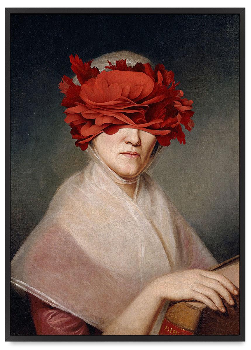 Plakat w ramie portret czerwony kwiat 21x30 cm
Plakat w ramie portret czerwony kwiat 21x30 cm