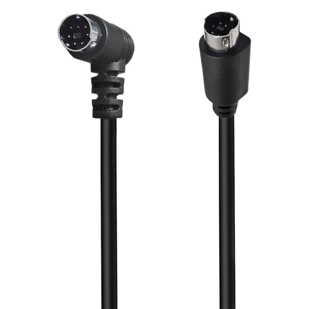 Кабель S-Video Mini DIN 7 Pin 0,5 м Прямий штекер до кутового штекера Кабель для передачі аудіо та відео As Shown A
Кабель S-Video Mini DIN 7 Pin 0,5 м Прямий штекер до кутового штекера Кабель для передачі аудіо та відео As Shown A