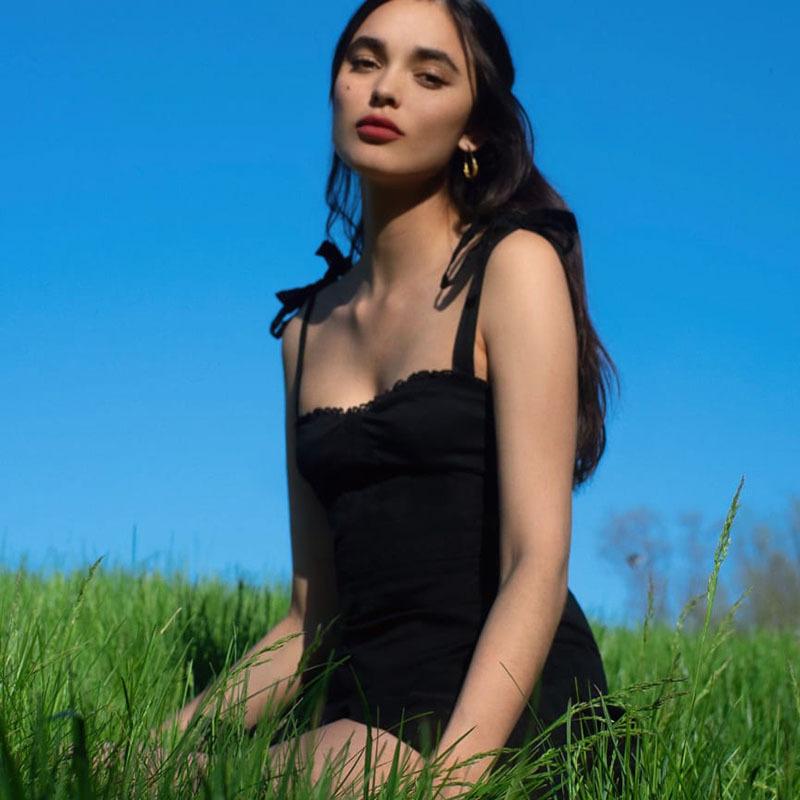 Милые черные летние мини-платья с открытой спиной, корейские женские сексуальные сетчатые сарафаны с запахом, облегающая повседневная одежда S чёрный
Милые черные летние мини-платья с открытой спиной, корейские женские сексуальные сетчатые сарафаны с запахом, облегающая повседневная одежда S чёрный