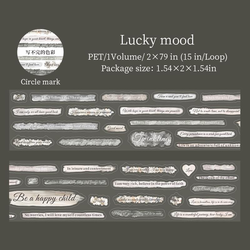 2m/Roll Colored Poetry excerpt Label Journal Sticker Material Tapes DIY Scrapbooking Masking Tape Creative Stationery Stickers 50mm X 200cm
2m/Roll Colored Poetry excerpt Label Journal Sticker Material Tapes DIY Scrapbooking Masking Tape Creative Stationery Stickers 50mm X 200cm