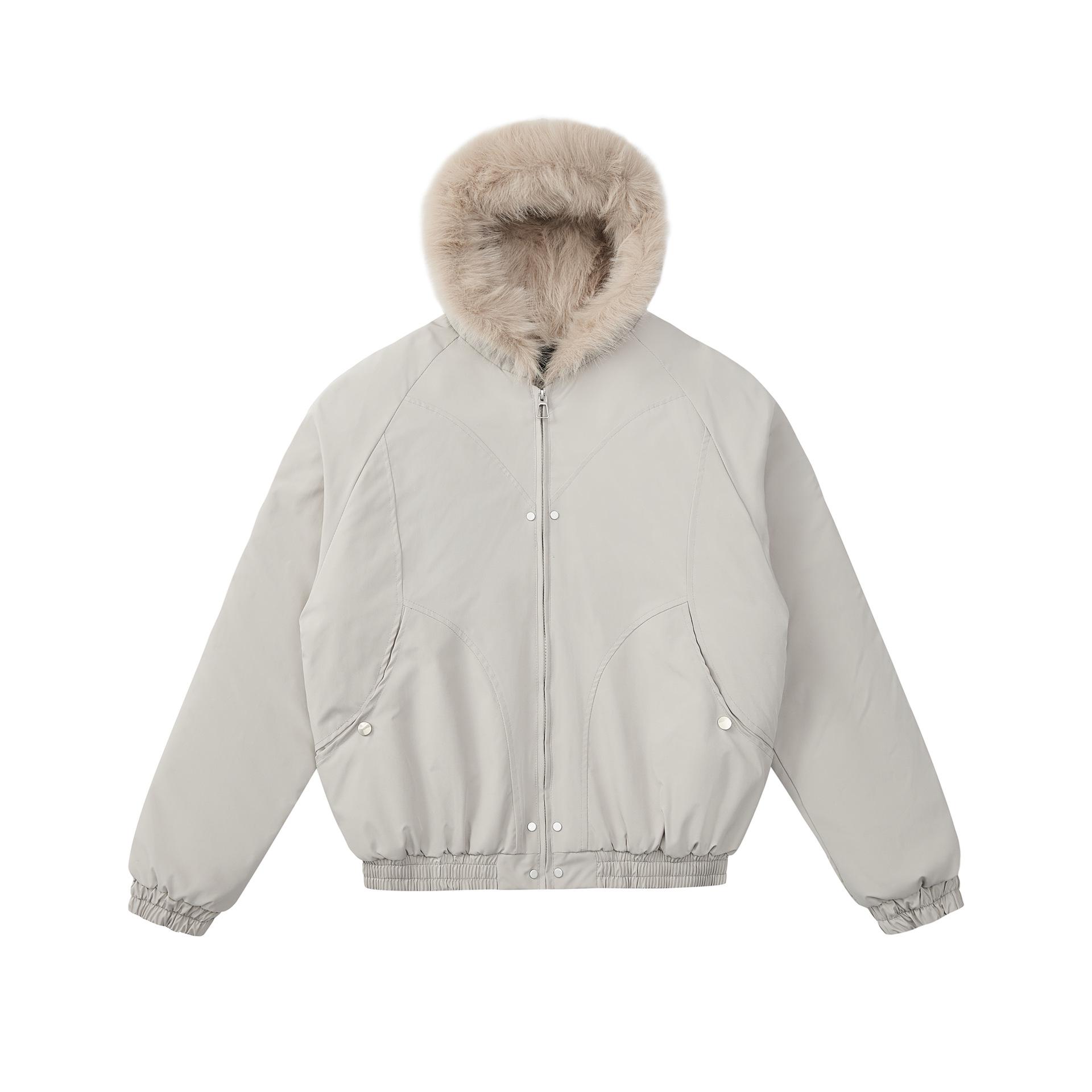 JBP Unisex Cotton Jacket with Fur Collar Hood, Winter Short Coat, Thickened for Warmth L хакі
JBP Unisex Cotton Jacket with Fur Collar Hood, Winter Short Coat, Thickened for Warmth L хакі