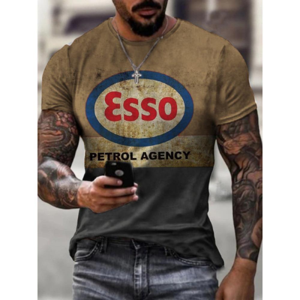 European and American Men s Digital Printed Round Neck Short Sleeved T-shirt Casual Trend Sports Top 3XL хакі
European and American Men s Digital Printed Round Neck Short Sleeved T-shirt Casual Trend Sports Top 3XL хакі