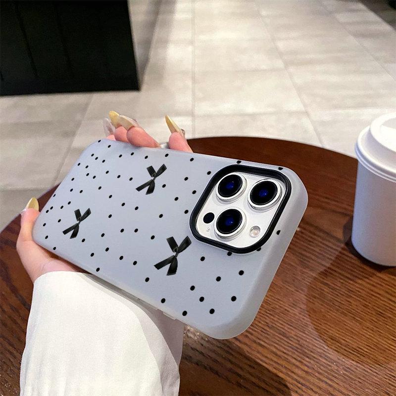 Patterned Matte Frosted Skin Feel Casing PC+TPU 2in1 Cute Polka Dot Bowknot Printed Protective Cover Soft Back Case iPhone 7 / iPhone 8 чёрный
Patterned Matte Frosted Skin Feel Casing PC+TPU 2in1 Cute Polka Dot Bowknot Printed Protective Cover Soft Back Case iPhone 7 / iPhone 8 чёрный
