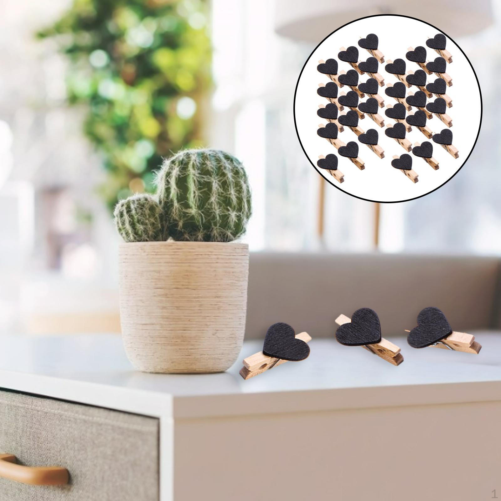 Clothespins Heart Colored Decorative Decoration Paper Pegs Clips чорний
Clothespins Heart Colored Decorative Decoration Paper Pegs Clips чорний