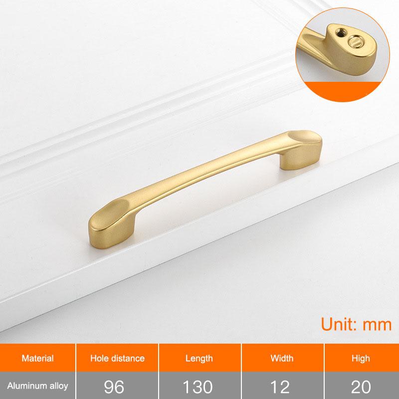 Aluminum Alloy Wardrobe Door Handle Drawer Cabinet Pull Handle Furniture Hardware,22mm Screw 8115-96 Gold
Aluminum Alloy Wardrobe Door Handle Drawer Cabinet Pull Handle Furniture Hardware,22mm Screw 8115-96 Gold