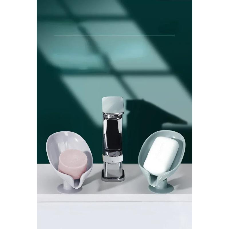 Otus Leaf Shape Soap Box Bathroom Accessories Tray Creative Sucker Water-free Storage Box серый
Otus Leaf Shape Soap Box Bathroom Accessories Tray Creative Sucker Water-free Storage Box серый