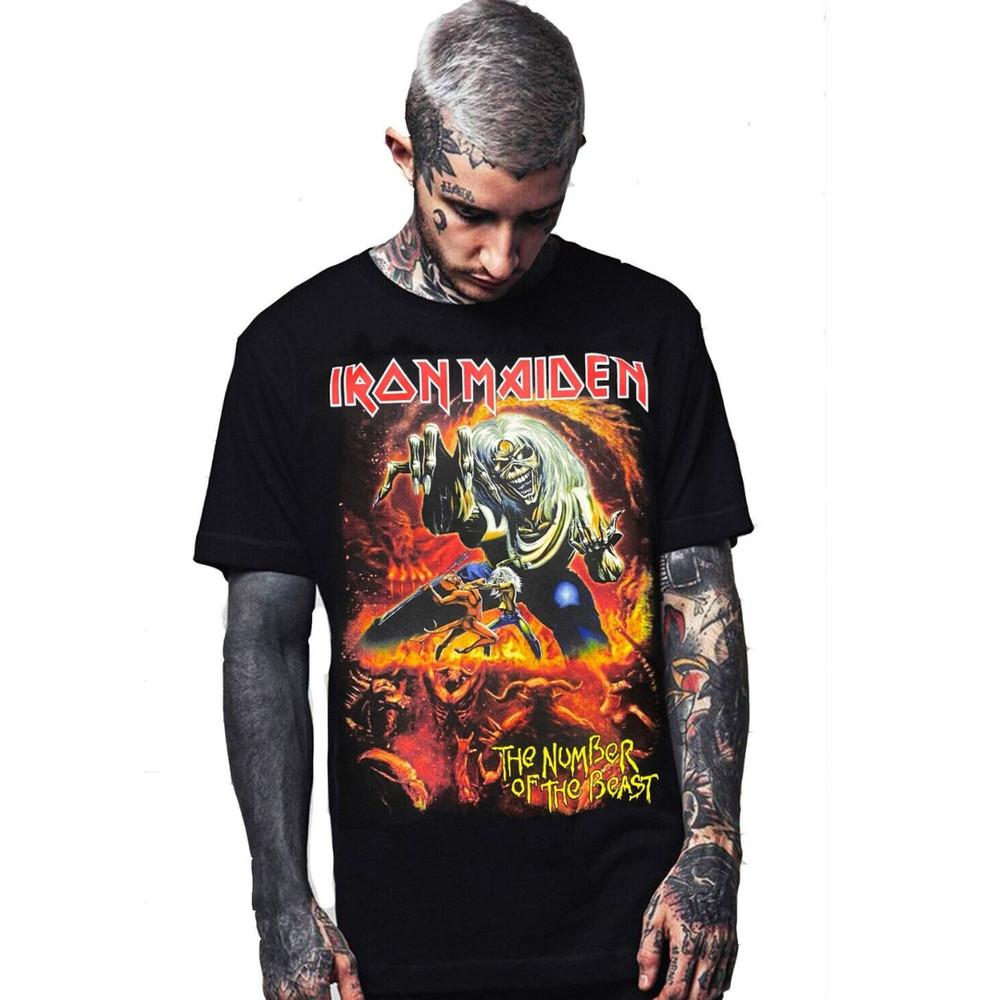 IRON MAIDEN THE NUMBER OF BEAST HARD ROCK BLACK T SHIRT MEN S SIZES Unisex T-Shirt XL
IRON MAIDEN THE NUMBER OF BEAST HARD ROCK BLACK T SHIRT MEN S SIZES Unisex T-Shirt XL