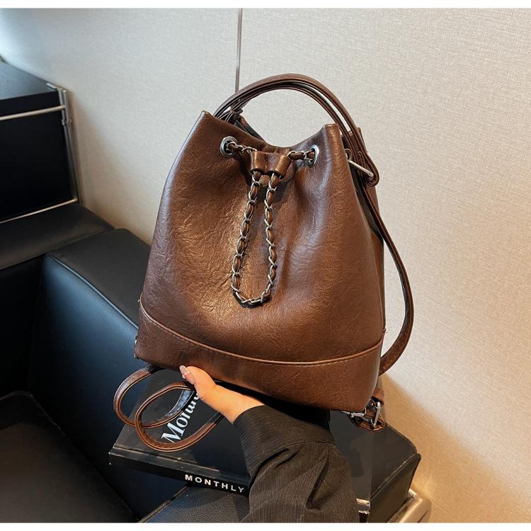 Backpack Women s 2024 New Fashion High Sense Niche Retro Multifunctional Crossbody Street Trend Backpack темно-коричневого кольору
Backpack Women s 2024 New Fashion High Sense Niche Retro Multifunctional Crossbody Street Trend Backpack темно-коричневого кольору