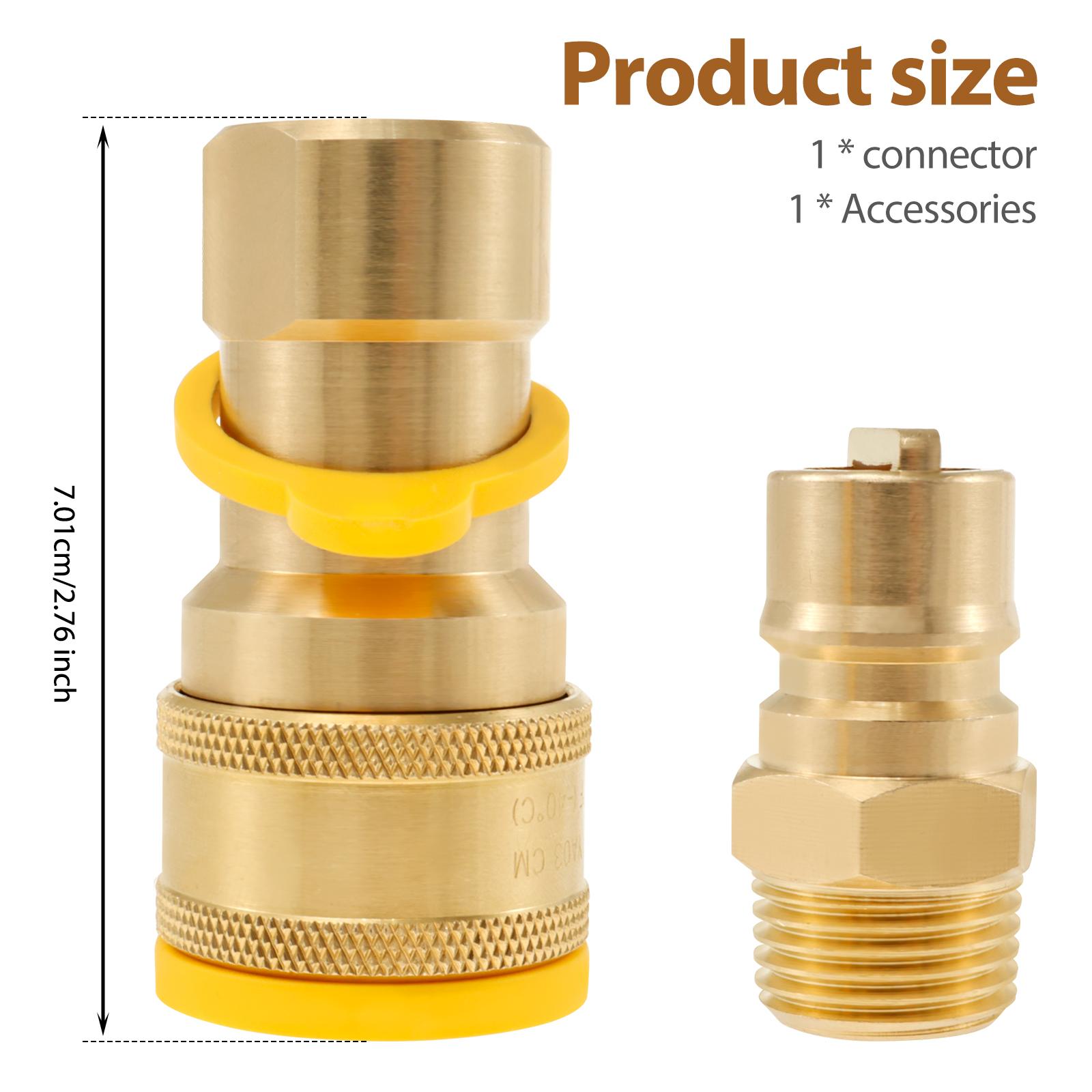 1/2-дюймовий набір для швидкого підключення газу, латунь, 1/2 дюйма, природний газ, пропан, комплект адаптерів для швидкого з’єднання, шланг для швидкого з’єднання, багаторазовий пропан золотий
1/2-дюймовий набір для швидкого підключення газу, латунь, 1/2 дюйма, природний газ, пропан, комплект адаптерів для швидкого з’єднання, шланг для швидкого з’єднання, багаторазовий пропан золотий