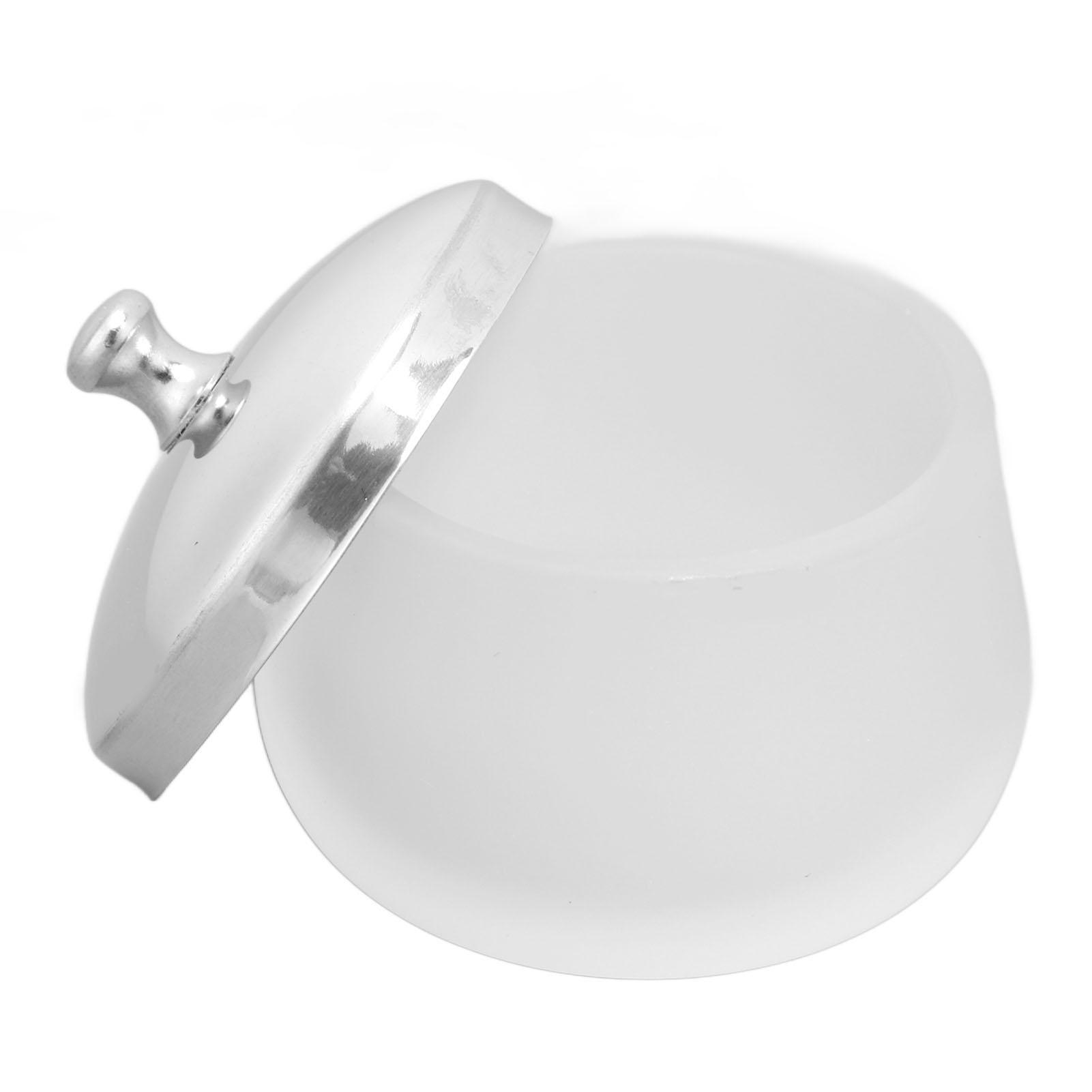Nail Art Cup Exquisite Frosted Glass Nail Dappen Dish with Metal Lid for Manicure Shop Salon
Nail Art Cup Exquisite Frosted Glass Nail Dappen Dish with Metal Lid for Manicure Shop Salon