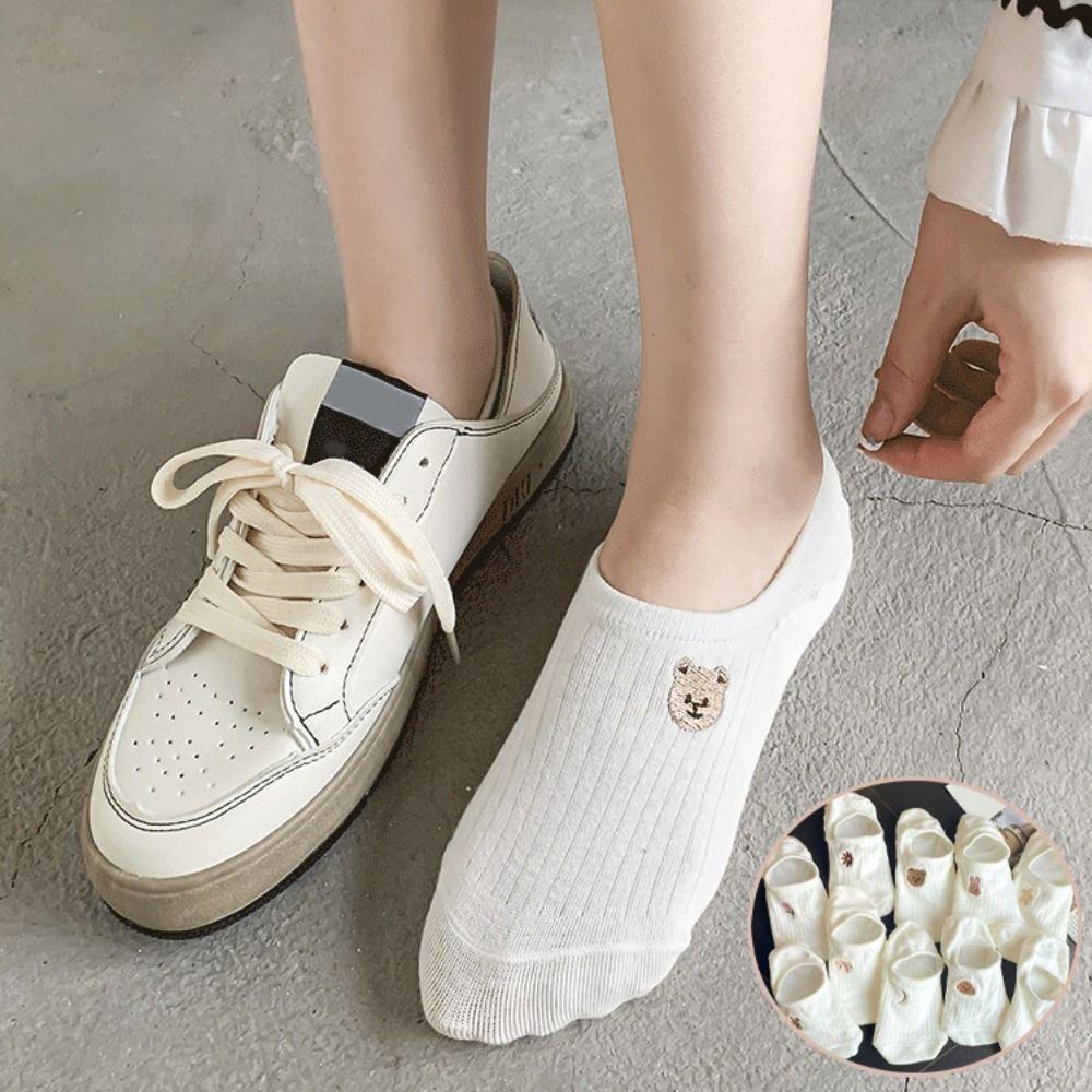 10Pairs Flower Animal Thin Boat Socks Non-slip Summer Invisible Socks Sweet Short Socks Women 10Pairs
10Pairs Flower Animal Thin Boat Socks Non-slip Summer Invisible Socks Sweet Short Socks Women 10Pairs