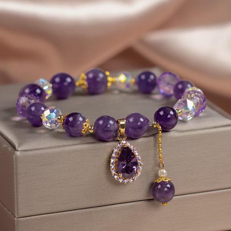 Star Zircon Pendant Bracelet Vibrant Purple Crystal Bead Bracelets Women Jewelry Accessories Handmade For Valentine S Day Daily
Star Zircon Pendant Bracelet Vibrant Purple Crystal Bead Bracelets Women Jewelry Accessories Handmade For Valentine S Day Daily
