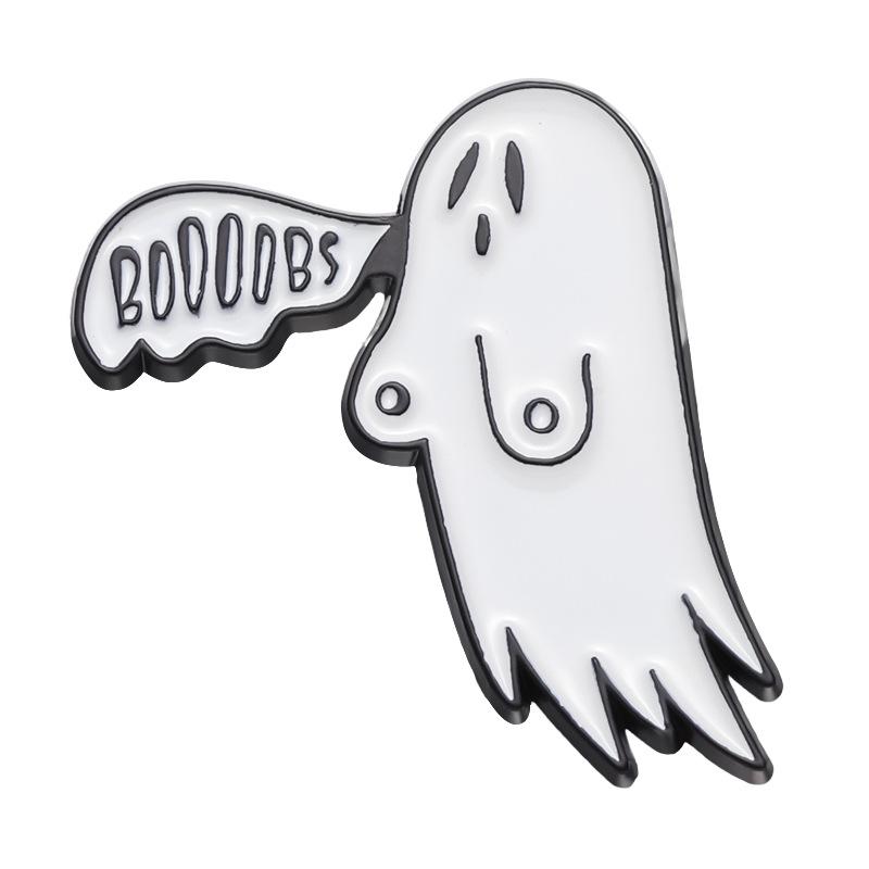 White Ghost Personalized Brooch In Alloy With Fun Cartoon Design For Halloween Enthusiasts
White Ghost Personalized Brooch In Alloy With Fun Cartoon Design For Halloween Enthusiasts