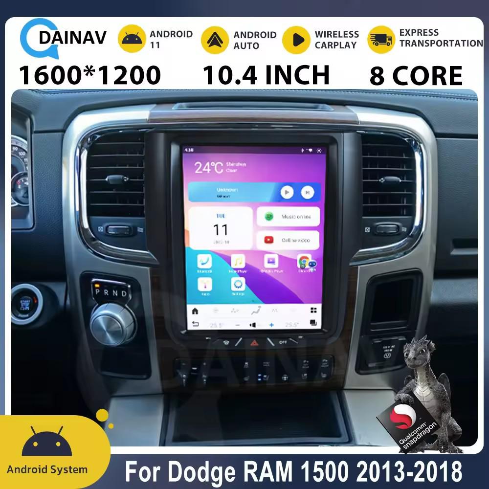Dodge Ram 1500 10.5-дюймовый вертикальный экран Смарт-навигация Android с беспроводным CarPlay 4+64 GB
Dodge Ram 1500 10.5-дюймовый вертикальный экран Смарт-навигация Android с беспроводным CarPlay 4+64 GB