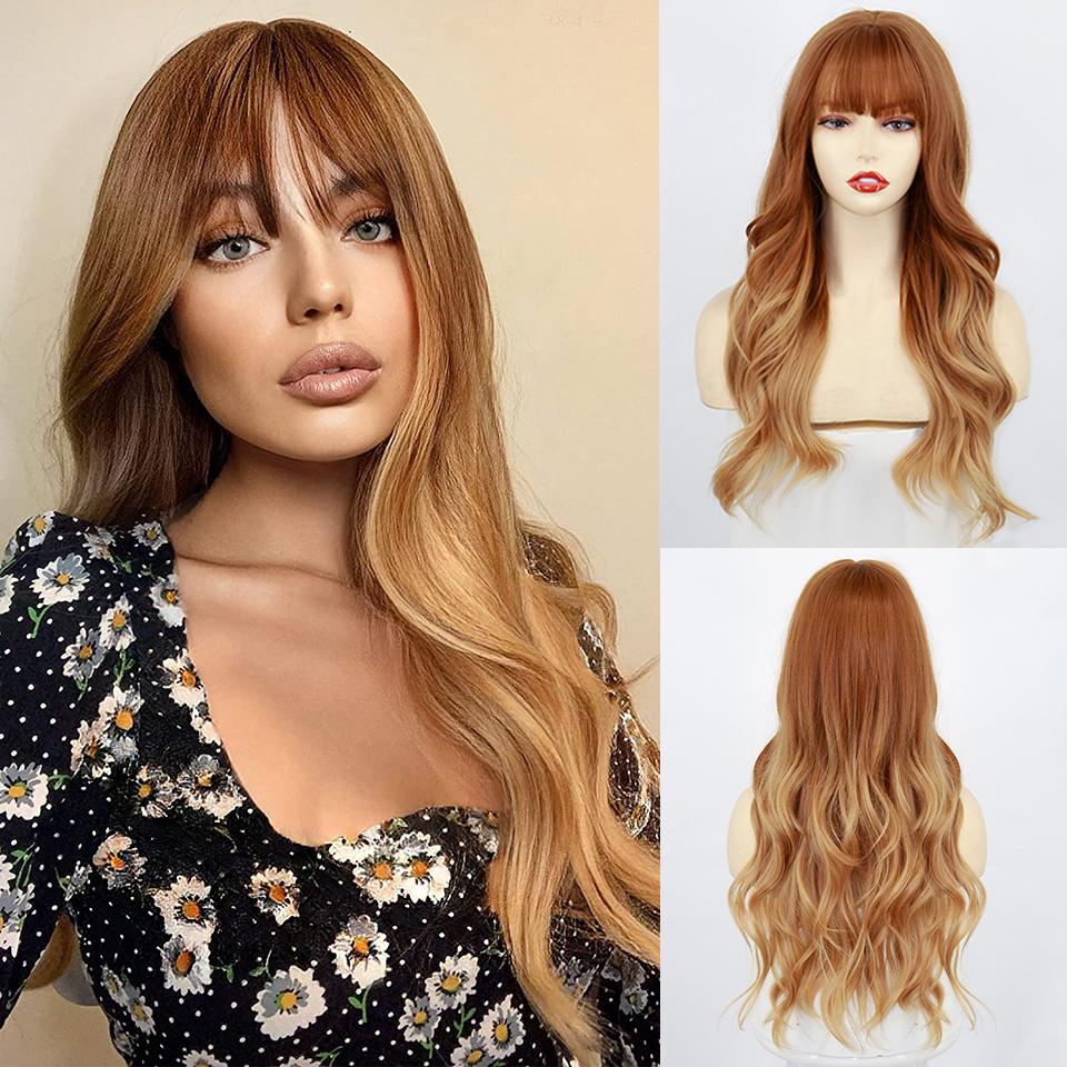 MISS WIG Длинные волнистые парики Ombre Шоколадно-коричневый блондин Косплей парик с челкой для женщин Парик из синтетического термостойкого волокна
MISS WIG Длинные волнистые парики Ombre Шоколадно-коричневый блондин Косплей парик с челкой для женщин Парик из синтетического термостойкого волокна