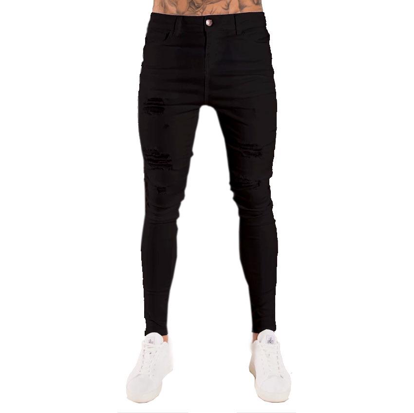 2025 European-American Ripped Skinny Tapered Men s Jeans L чорний
2025 European-American Ripped Skinny Tapered Men s Jeans L чорний