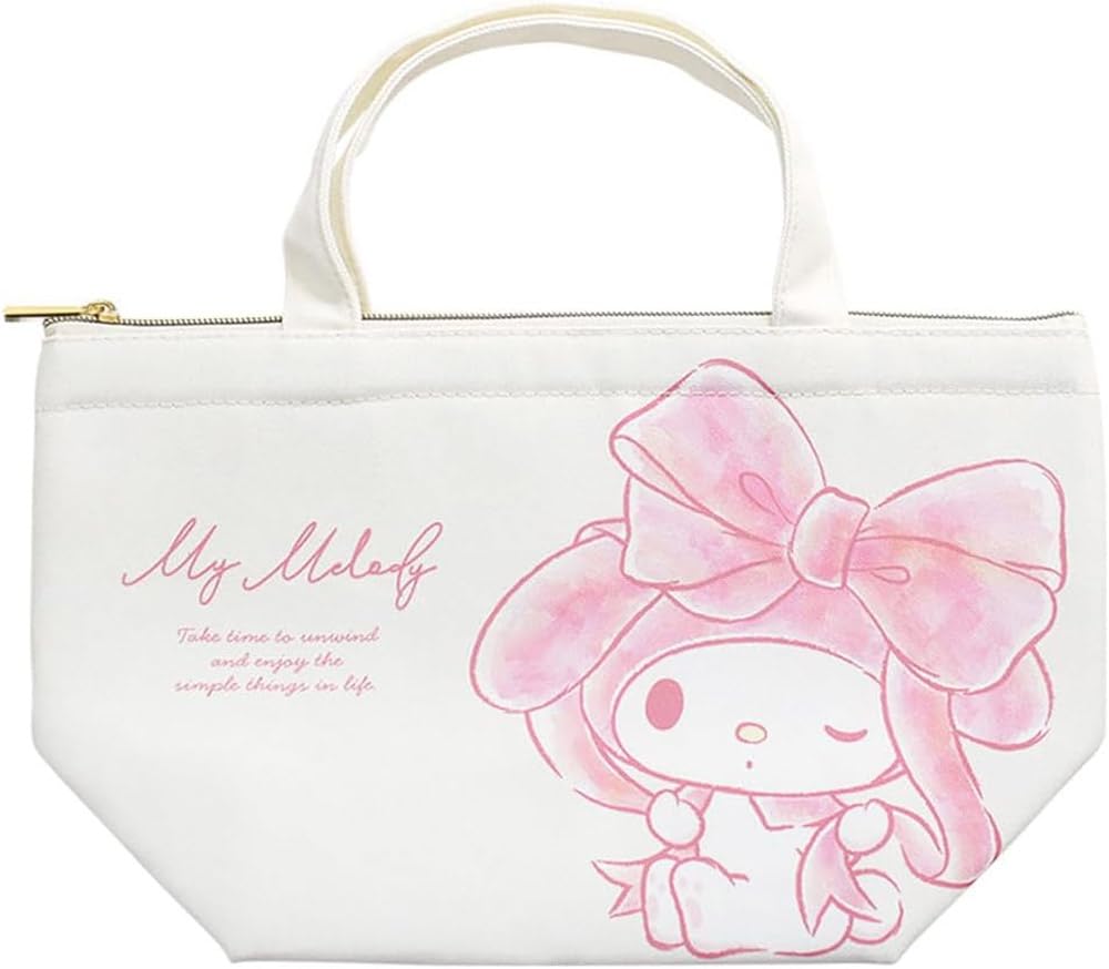 Tees Factory Sanrio Characters Insulated Canvas Lunch Bag, Watercolor Big RibbonMy Melody SR-5535759MM
Tees Factory Sanrio Characters Insulated Canvas Lunch Bag, Watercolor Big RibbonMy Melody SR-5535759MM