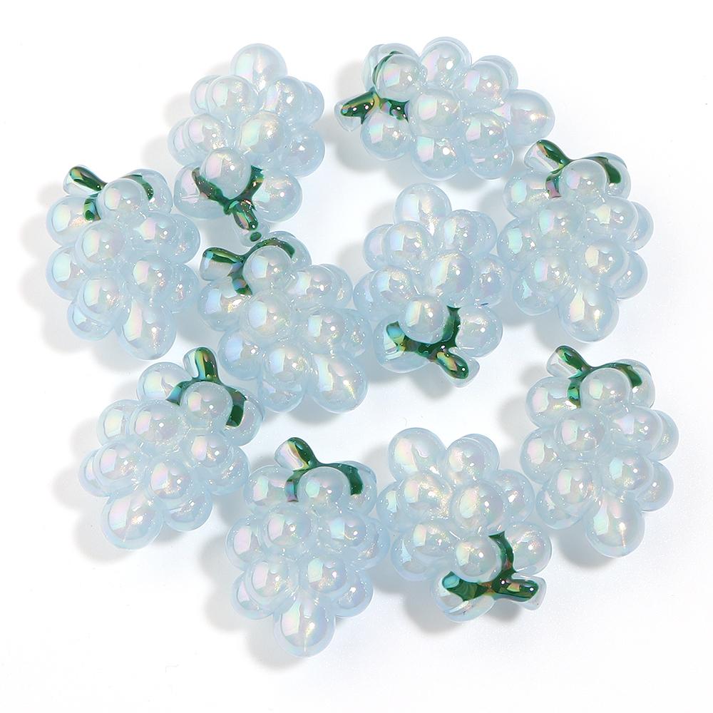 10pcs/lot Plated Colored Acrylic Beads Cute Grape Shaped Big Hole Loose Spaced Beads For DIY Headwear Hairpins Decor Accessories синий
10pcs/lot Plated Colored Acrylic Beads Cute Grape Shaped Big Hole Loose Spaced Beads For DIY Headwear Hairpins Decor Accessories синий
