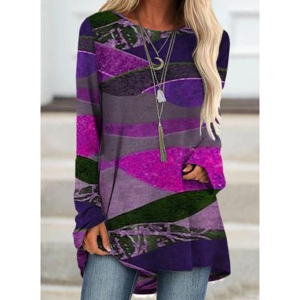 Весенне-осенние футболки с круглым вырезом, 3D-пэчворком и принтом, модные повседневные женские футболки с длинным рукавом 4XL
Весенне-осенние футболки с круглым вырезом, 3D-пэчворком и принтом, модные повседневные женские футболки с длинным рукавом 4XL
