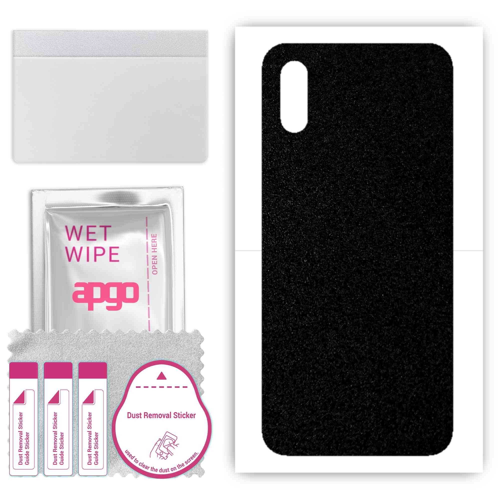apgo Protective Skin Sticker for the back compatible with Xiaomi Redmi 9AT, Wrap Film, Foil, Vinyl - Pattern Matte Black
apgo Protective Skin Sticker for the back compatible with Xiaomi Redmi 9AT, Wrap Film, Foil, Vinyl - Pattern Matte Black