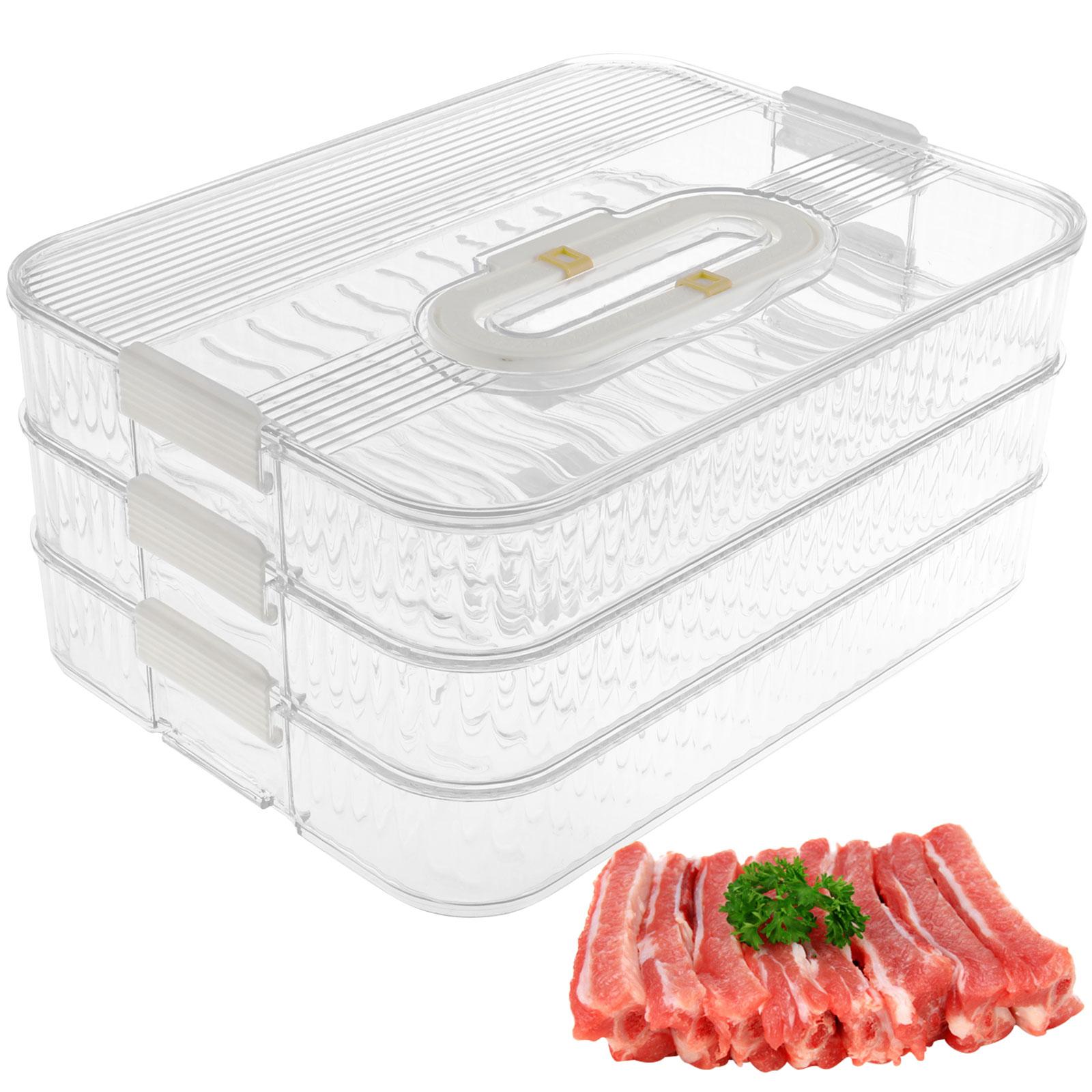 Food Keep Fresh Store Container 3 Layer Fresh Vegetable Frui Bacon Storage Box for Kitchen Fridge Deli Meat Storage Container
Food Keep Fresh Store Container 3 Layer Fresh Vegetable Frui Bacon Storage Box for Kitchen Fridge Deli Meat Storage Container