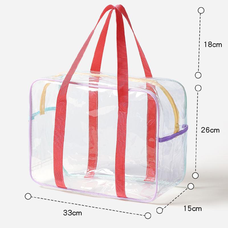 Simple Toiletry Bag Storage Bag Transparent Large Capacity Portable Travel
Simple Toiletry Bag Storage Bag Transparent Large Capacity Portable Travel