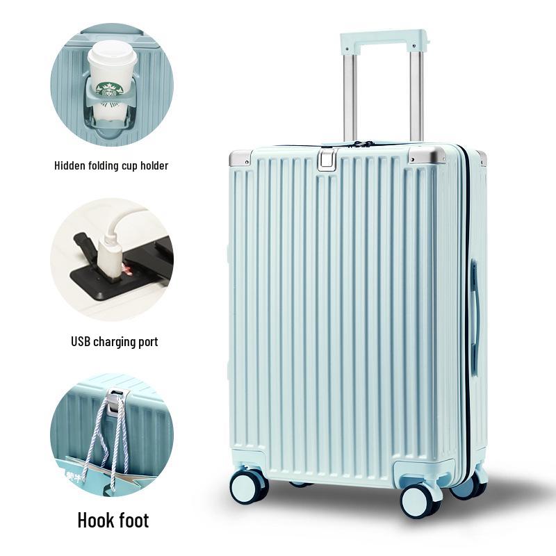 Women s Multifunctional 20-Inch Rechargeable Carry-On Suitcase with Silent Wheels, Aluminum Frame, and Large Capacity 20-inch
Women s Multifunctional 20-Inch Rechargeable Carry-On Suitcase with Silent Wheels, Aluminum Frame, and Large Capacity 20-inch