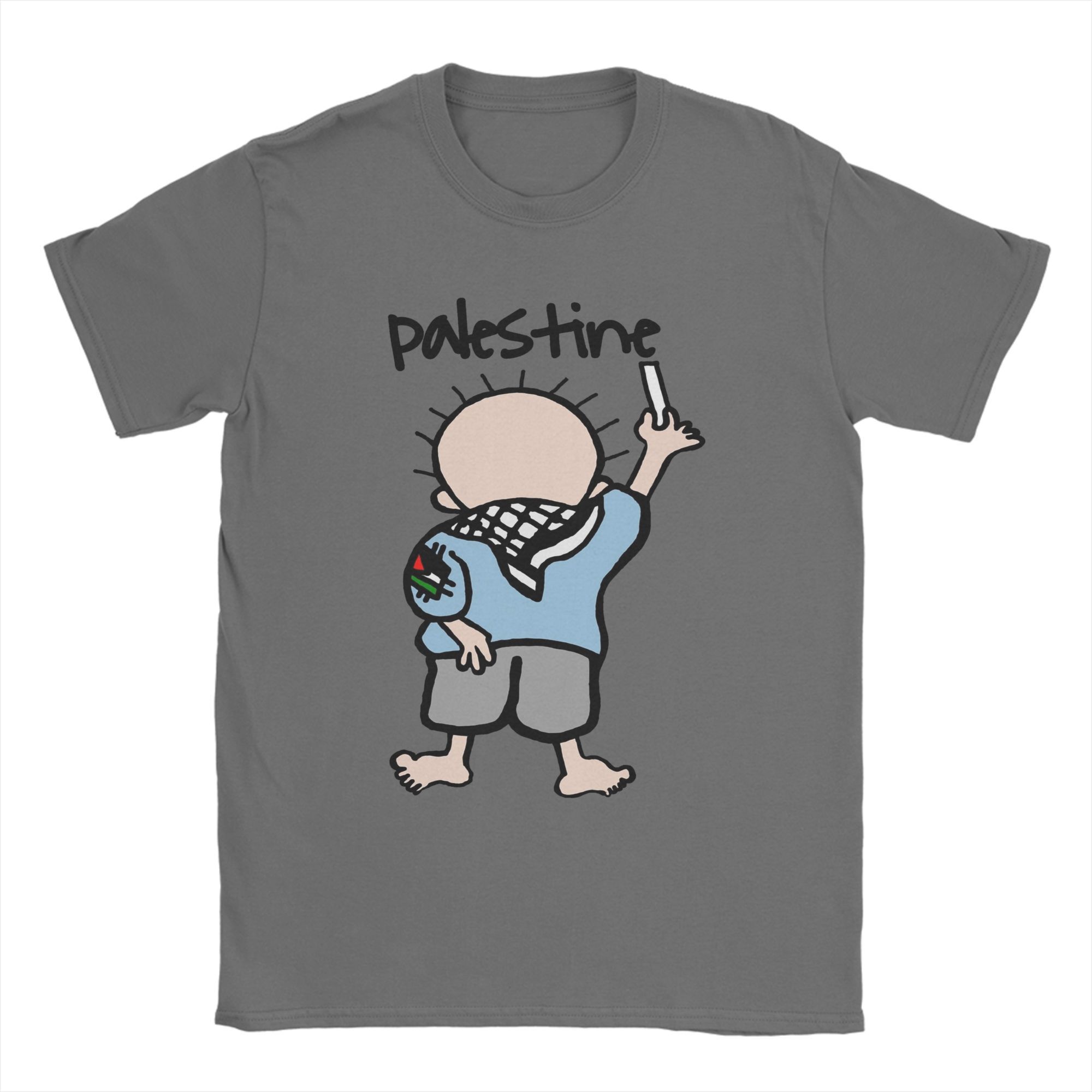 Vintage Handala Wearing Palestine Flag T-Shirt Men Round Collar Pure Cotton T Shirts Short Sleeve Tee Shirt Gift Clothes M
Vintage Handala Wearing Palestine Flag T-Shirt Men Round Collar Pure Cotton T Shirts Short Sleeve Tee Shirt Gift Clothes M