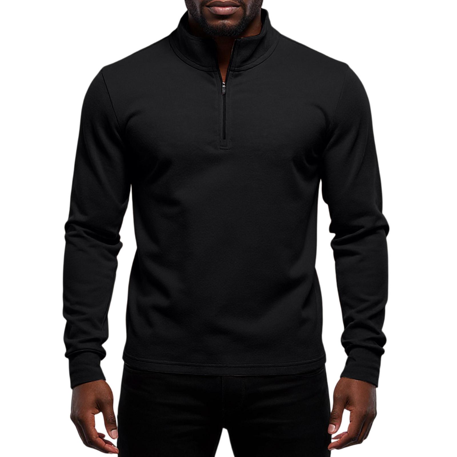 Men s Half Zipper Standing Collar Keep Warm Base Layer Shirt Hoodie L чёрный
Men s Half Zipper Standing Collar Keep Warm Base Layer Shirt Hoodie L чёрный