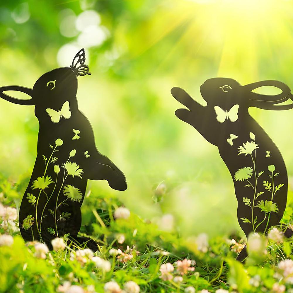 2PCS Hollow-Out Iron Garden Decor Stake Yard Art Decoration for Patio,Lawn Rabbit
2PCS Hollow-Out Iron Garden Decor Stake Yard Art Decoration for Patio,Lawn Rabbit