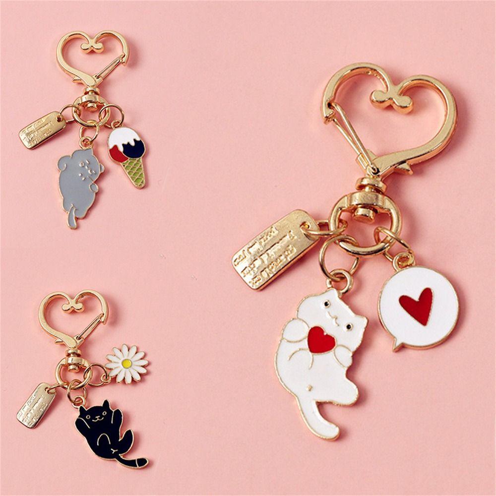Gift Car Keys Packaging Decoration Key Holder Cat Keychain Enamel Key Chains Animals Cat Keyring
Gift Car Keys Packaging Decoration Key Holder Cat Keychain Enamel Key Chains Animals Cat Keyring