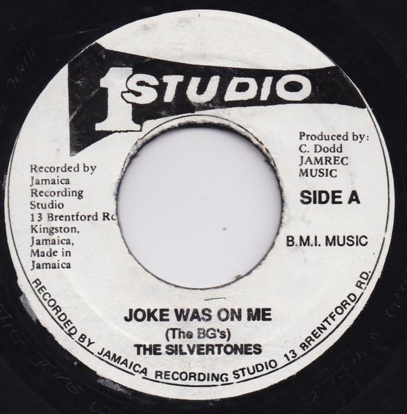 7inch Record SILVERTONES Joke Was On Me Version Of Joke NONE STUDIO ONE 1993 Jamaica Reggae Ska Dub Used
7inch Record SILVERTONES Joke Was On Me Version Of Joke NONE STUDIO ONE 1993 Jamaica Reggae Ska Dub Used