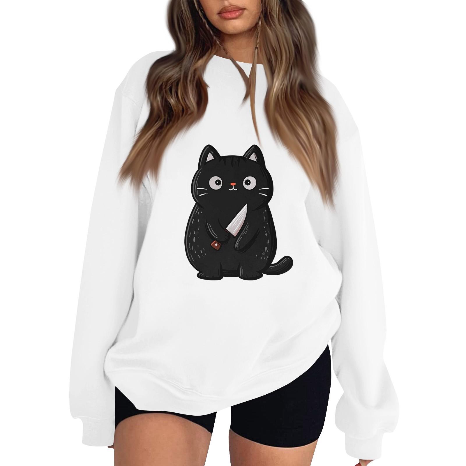 Жіночий пуловер зі спущеним плечем, спортивний світшот з принтом на Хелловін XXL білий
Жіночий пуловер зі спущеним плечем, спортивний світшот з принтом на Хелловін XXL білий