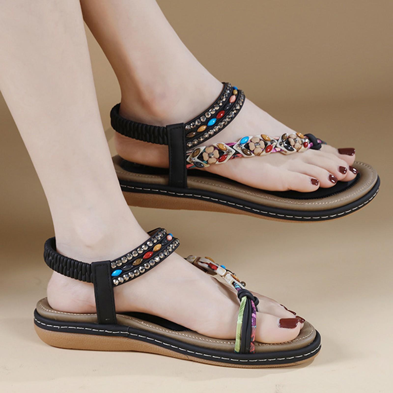 Vintage Sandals Ladies Rhinestones Comfortable Round Toe Flat Bottomed Sandal Women S Casual Shoe Sandalias De Mujer Verano 2026 37 чорний
Vintage Sandals Ladies Rhinestones Comfortable Round Toe Flat Bottomed Sandal Women S Casual Shoe Sandalias De Mujer Verano 2026 37 чорний
