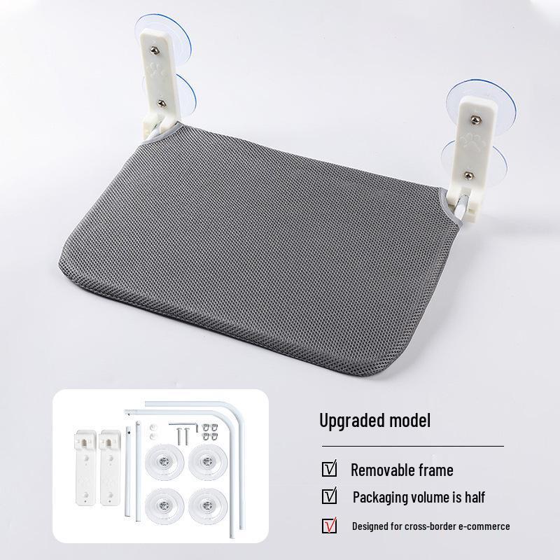 Foldable Plush Cat Hammock with Strong Suction Cups for Winter - Window Mounted Bed for Large Cats Small Bagged (30*45cm)
Foldable Plush Cat Hammock with Strong Suction Cups for Winter - Window Mounted Bed for Large Cats Small Bagged (30*45cm)