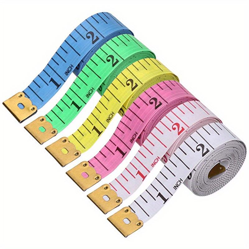 2pcs 150cm/60inch Soft Body Measuring Ruler Random Color, Flexible, and Easy-to-Use for Sewing, Tailoring, and Body Measurement
2pcs 150cm/60inch Soft Body Measuring Ruler Random Color, Flexible, and Easy-to-Use for Sewing, Tailoring, and Body Measurement